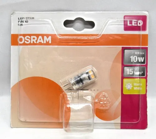 Osram LED Star Pin 10 G4 Warm Weiß 2700 K 0,9 W - Energiesparlampe mit 0,9 W, entspricht 10 W, ideal für dekorative Anwendungen. Sofortige Lichtleistung ohne Aufwärmzeit, hohe Lebensdauer von 15.000 Stunden und quecksilberfrei.