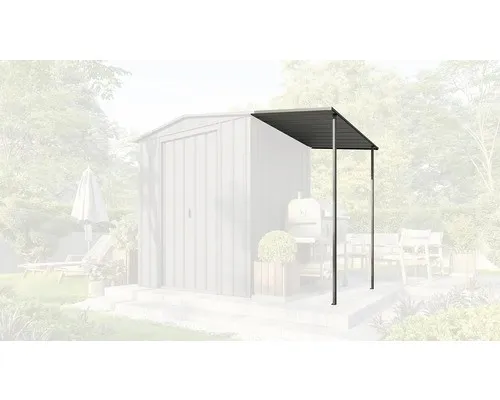 Globel Industries Schleppdach für Gerätehaus