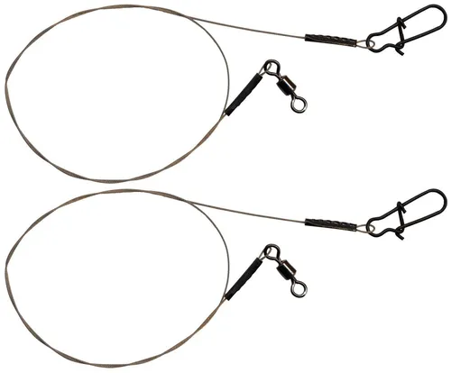 Fishing Tackle Max Vorfachschnur FTM Seika Pro Stahlvorfach 50cm - 2 Stahlvorfächer, 7 m Länge, (1-St)