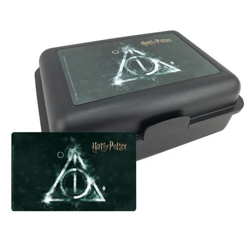 Harry Potter - Heiligtümer des Todes Brotdose Lunchbox Butterbrotdose mit Trennw