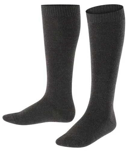 Falke Tagessocke Comfort Wool Kniestrümpfe (wärmende Merinowolle) anthrazitgrau Kinder - 1 Paar, Größe: 35-38