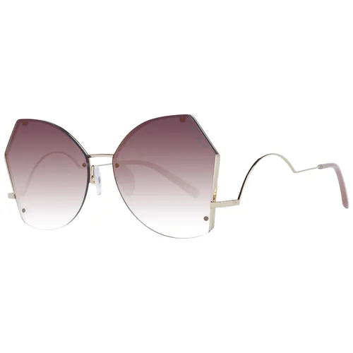 Ana Hickmann Sonnenbrille HI3094 04A 61 Damen Gold - Damen Sonnenbrille im eleganten Schmetterlingsstil, 100% UVA & UVB Schutz, ideal für sonnige Tage und modische Akzente.