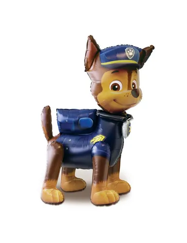 Riethmüller AirWalker Folienballon Chase PAW Patrol 93 x 137 cm - Der riesige AirWalker Folienballon zeigt Chase von PAW Patrol und misst ca. 93 x 137 cm. Ideal für Geburtstagsfeiern, steht stabil und bewegt sich mit der Luft – ein echter Blickfang für Kinder!