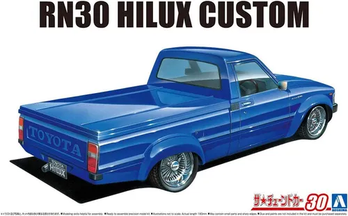 Toyota Hilux Custom RN30 Pickup 1:24 Model Kit Bausatz Aoshima 058626 1978