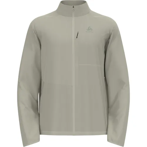 Odlo Herren Zeroweight Jacke XXL in Grün - Ultraleichte Laufjacke, wind- und wasserabweisend - perfekt für schnelle Trainingseinheiten bei wechselhaftem Wetter.