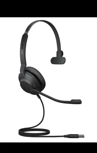 Jabra Evolve2 30 SE - Schnurgebundenes Mono Headset für UC - Headset für produktives Arbeiten, leicht und komfortabel mit UC-Zertifizierung für Microsoft Teams, erstklassige Audioqualität und geräuschisolierende Ohrpolster.