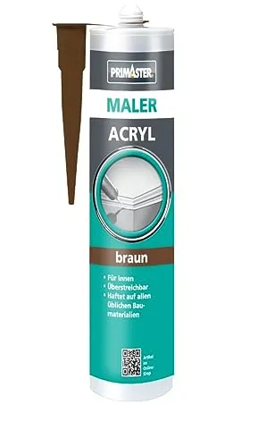 Primaster Maler-Acryl Braun 310ml Dichtmasse Dichtstoff Bauacryl