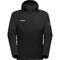 Mammut Rime Light IN Flex Hooded Jacket Men Black - M - Leichte Herrenjacke für Outdoor-Aktivitäten, bietet hervorragende Wärmeisolierung und Bewegungsfreiheit.