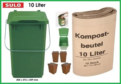Bio Abfalleimer / Mülleimer für die Küche für Bioabfall // Biomüll