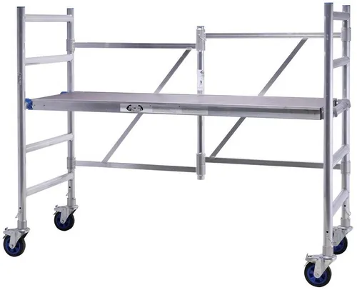 Gerüst Aluminium 250kg Arbeitsplattform Alugerüst Plattform mobil Rollen