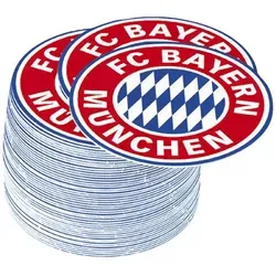 Glasuntersetzer & Bierdeckel Blau von FC Bayern München