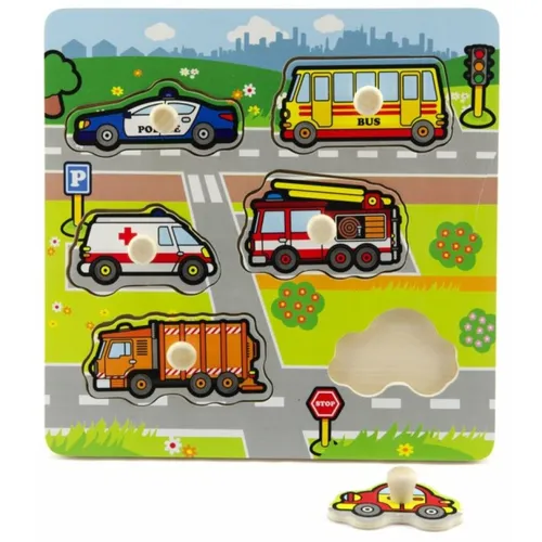 Teddyeinlage My first cars Holz 6-teilig