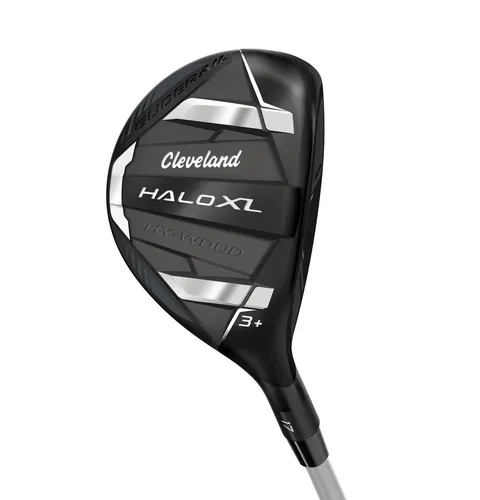 Cleveland Golf Halo XL HY-Wood Hybrid #4+ für Herren - Hochwertiger Hybrid-Golfschläger für Rechtshänder, ideal für vielseitige Einsatzmöglichkeiten auf dem Platz. Mit Graphitschaft und normalem Härtegrad für optimale Spielbarkeit.