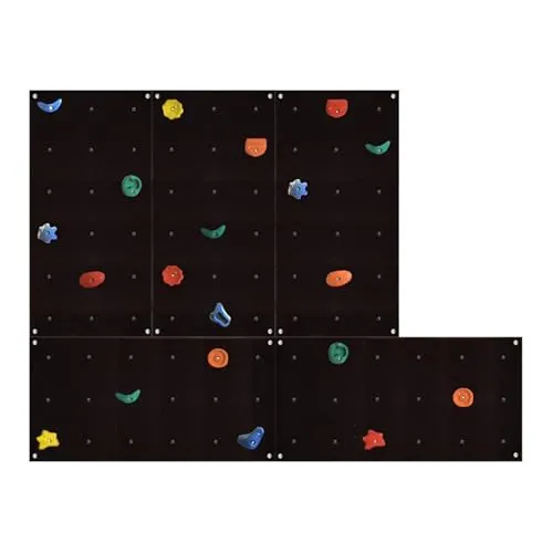Gartenpirat Kletterwand Outdoor OW5 - Kletterspaß für Groß und Klein - Outdoor-Kletterwand mit 5 robusten Wandplatten und 20 bunten Klettersteinen, ideal für Kinder und Erwachsene. Belastbar bis 150 kg, perfekt für aktive Freizeitgestaltung im eigenen Garten.