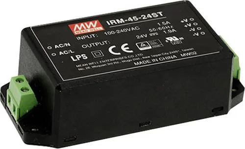 MW Mean Well IRM-45-24ST AC/DC-Printnetzteil 45 W