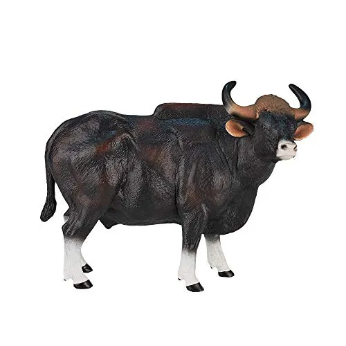 MOJO Gaur Bull Realistische International Wildlife handbemalte Spielzeugfigur