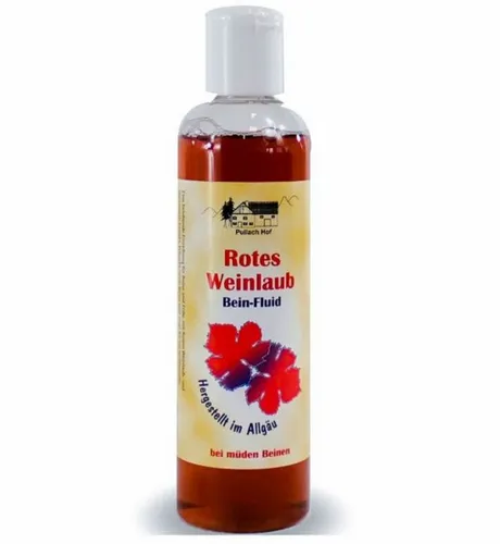 vom Pullach Hof Hautcreme Pullach Hof Rotes Weinlaub Bein Fluid Inhalt 250ml, 1-tlg.