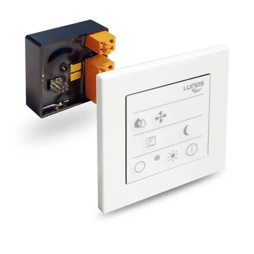 LUNOS LUNO Steuerung für e2 ego 5/SC-FT und RA 15-60 - Deckenventilator Steuerung mit Bedienteil, sorgt für optimale Luftzirkulation und erhöht den Wohnkomfort in jedem Raum.