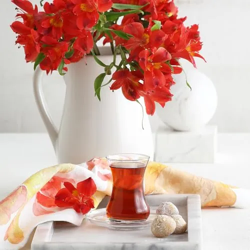 12tlg. türkische Teegläser mit Untertassen Modell Demet