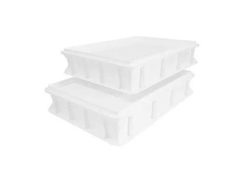 Pizza Lover Aufbewahrungsbox Pizzaballenbox mit Deckel, 30x40x7,5 cm - Praktische Aufbewahrungsboxen für Pizzateig, ideal für 6 Teiglinge. Mit Deckel, feucht abwischbar und perfekt für den Kühlschrank.