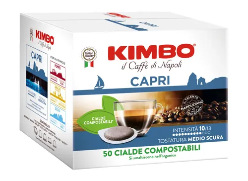 KAFFEE KIMBO CAPRI - Box 50 PADS ESE44 7.3g