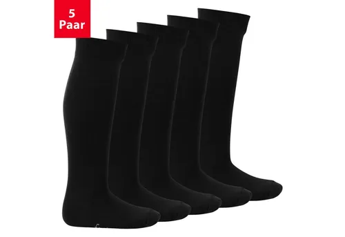 Footstar Langsocken EVERYDAY! 5 Paar Kinder Kniestrümpfe Lange Socken für Mädchen & Jungen
