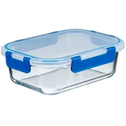 Goldhofer Vorratsglas Glasbehälter mit Deckel luftdicht & BPA-frei ideal als Meal Prep Boxen, (Spar-Set, 1-tlg., verschiedene Setgrößen), Hitzebeständig ohne Deckel, Backen ohne Deckel 860 ml