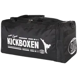 BAY-Sports Sporttasche Kickboxen - Schwarz 70 cm - Robuste Sporttasche aus 100% Polyester, ideal für Kickboxen und andere Sportarten, geeignet für Kinder ab 8 Jahren.