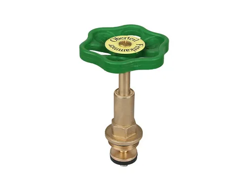 SCHLÖSSER Fettkammer-Oberteil, für Freistromventile, Oberfläche: Messing, DN 25,