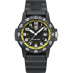 Luminox Quarzuhr XS.0325 - Herrenuhr Leatherback Sea Turtle Giant 44mm - Sportliche Armbanduhr mit Swiss Made Quarzwerk, 100M wasserdicht und robustem Karbongehäuse. Ideal für Abenteuer und den täglichen Gebrauch.