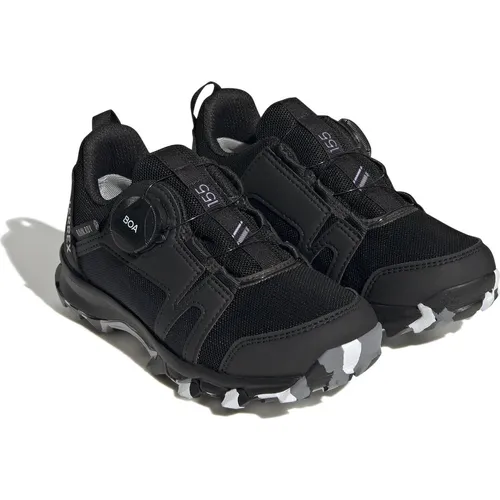Adidas Terrex Agravic Boa Kinder - Schwarz, Trailrunning-Schuhe - Laufschuhe für Kinder mit griffiger Traxion Außensohle und BOA Fit System für optimalen Halt. adidas RAIN.RDY sorgt für trockenen Komfort – ideal für jedes Abenteuer im Freien.
