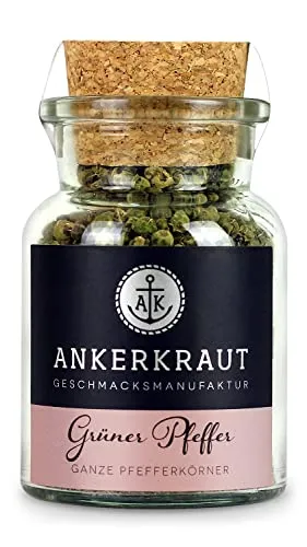Produktbild Ankerkraut Grüner Pfeffer, ganze Pfefferkörner kaufen, 40g im Korkenglas