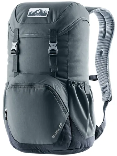 Deuter Walker 20 Tagesrucksack - Wanderrucksack mit Airstripes-Rückensystem für optimale Belüftung, ideal für Tagesausflüge, ausgestattet mit Dokumentenfach und großer Reißverschluss-Vortasche.