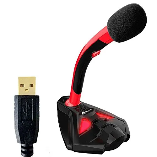 KLIM Voice Desktop USB Mikrofonstand für Laptop Computer