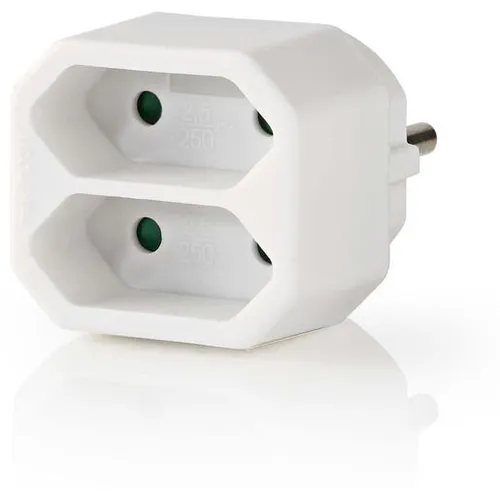 Nedis STECKDOSEN-ADAPTER-2-FACH / NEDIS PSSPL200C1WT