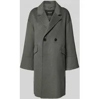 OPUS Damen Mantel HAVILDA Doppelreiher Dark Sage in türkis von OPUS