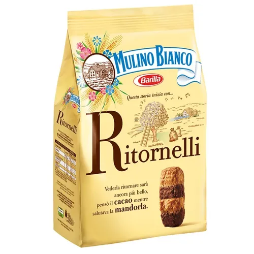 Mulino Bianco Kekse Ritornelli 700g - Italienische Kekse & Kleingebäck, zart und aromatisch, perfekt für den Genuss zu jeder Tageszeit.