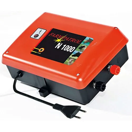 Weidezaungerät FarmPartol N1000 mit Kontrollleuchte und Netzanschluss