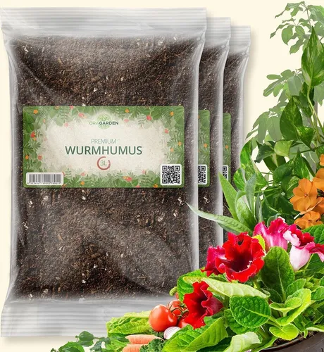 OraGarden natürlicher Wurmhumus 9 Liter