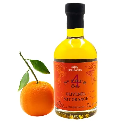 Hallingers Genuss Manufaktur Fruchtig-natives Olivenöl mit Orange