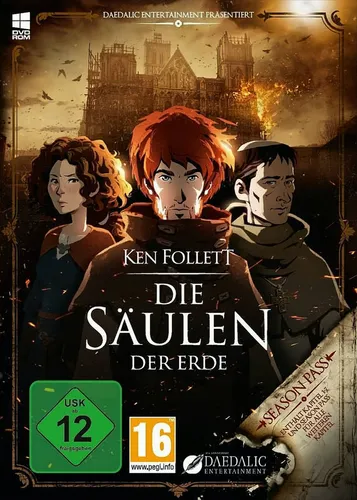 Die Säulen der Erde PC Spiel - Neu & OVP - Abenteuer-PC-Spiel von Daedalic Entertainment, USK ab 12 Jahren, für spannende Stunden voller Rätsel und Entdeckungen. Ideal für Adventure-Fans!
