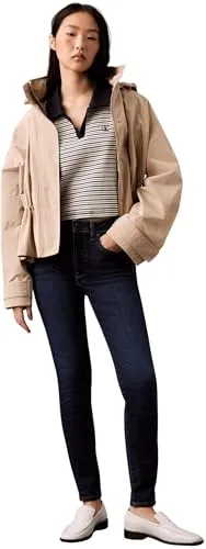 Calvin Klein Damen Jeans Hose Skinny Blue Orbit Mid Rise, Blau (Blue Orbit), 25W/32L