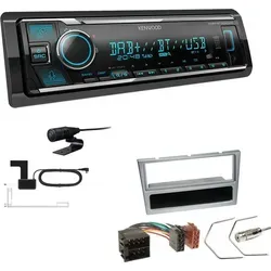 Kenwood KMM-BT508DAB Autoradio mit DAB+ und Bluetooth - Zubehör für Car HiFi mit integriertem DAB+ Empfänger, Bluetooth-Funktion für Freisprechen und Musikstreaming, und einem kfz-spezifischen Einbauset für Opel Combo + C.
