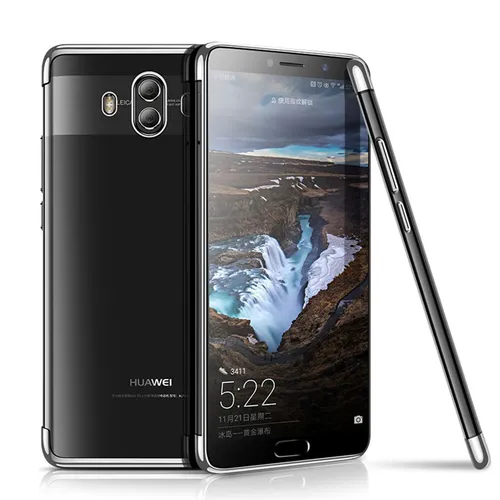 Huawei Mate 10 Hülle Case Handy Cover Schutz Tasche Schutzhülle Bumper Silber