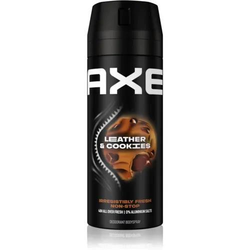 Axe Collision Leather + Cookies Deo und Bodyspray 150 ml - Deo für Männer, schützt effektiv vor Schweiß und unangenehmem Geruch, sorgt für langanhaltende Frische und ist speziell auf die Bedürfnisse der Männerhaut abgestimmt.