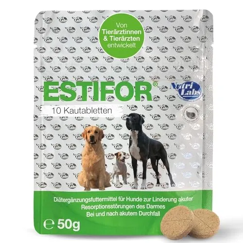 NutriLabs ESTIFOR Kautabletten für Hunde 10 Stück von NutriLabs