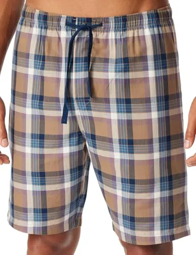 Schiesser Herren Schlafhose kurz Bermuda-Mix - Schlafanzughosen für Herren, aus hochwertiger Organic Cotton für maximalen Komfort und Atmungsaktivität.