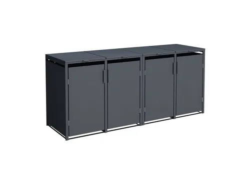 DEGAMO Mülltonnenbox MÜNCHEN für 4x 120L Tonnen von DEGAMO
