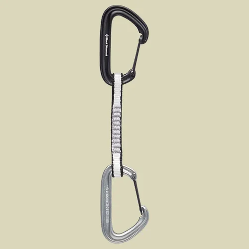 Black Diamond LiteWire Quickdraw 12 cm Farbe light gray Expess-Set