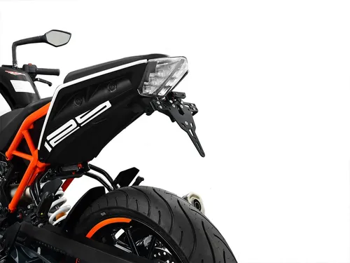 ZIEGER Kennzeichenhalter Pro Kennzeichenhalter kompatibel mit KTM 125 Duke Frankreich